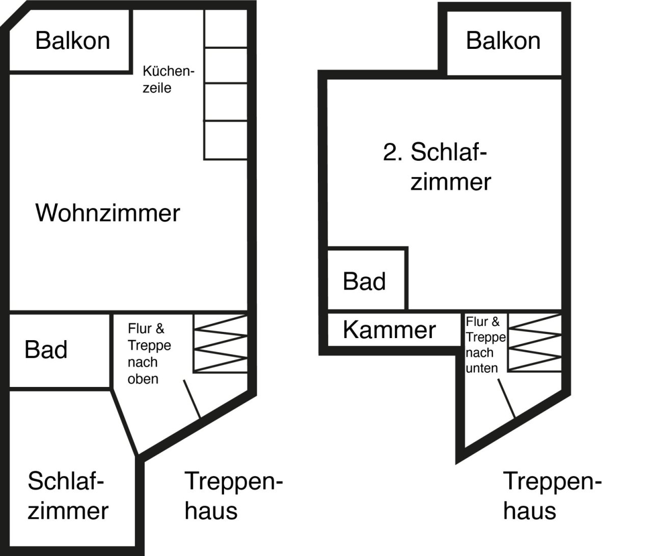 Grundriss 3-Raum für bis zu 6 Personen Grundriss 3-Raum für bis zu 6 Personen