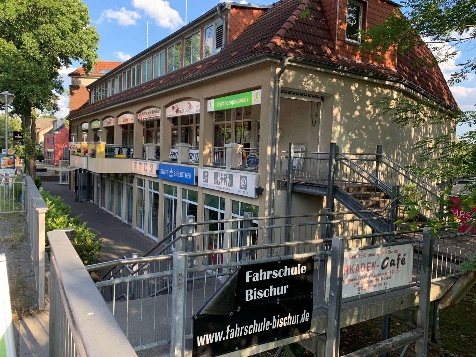 Zugang über die Außentreppe 