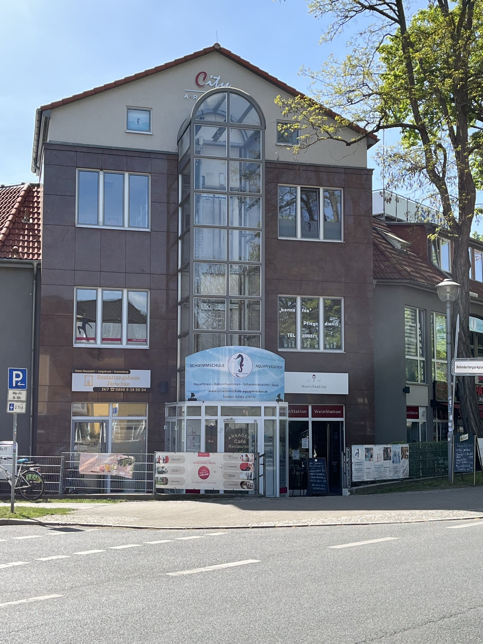 City Arkaden in Hohen Neuendorf, directly opposite the S-Bahn station